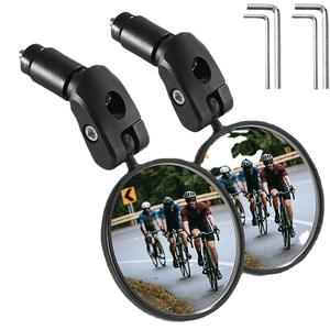 Espejos Retrovisores Universales para Bicicleta, Ajustables, Giratorios, de Gran Angular, para Manillar, Accesorios para Bicicleta de Carretera - Product Image 4