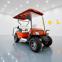 Mobil Golf Listrik Klasik 4-seater Kompetitif dengan Baterai Lithium/Baterai Asam Timbal yang Dapat Disesuaikan