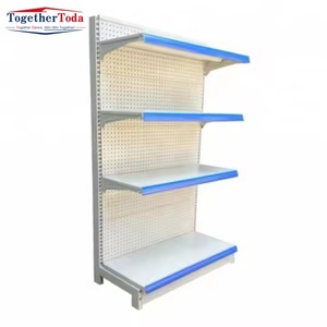 Estantería Metálica de Alta Calidad para Supermercado, Tamaño y Color Personalizados, Logotipo Personalizado, Estante Individual Multicapa, Muebles Comerciales para Supermercado - Product Image 5