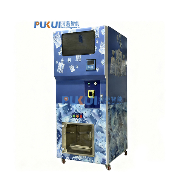 160KG Self Serve Bagged Ice Vending Machine  Vending Machine with Payment System