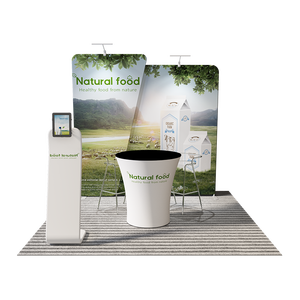 Tùy Chỉnh Modular Ánh Sáng Hộp Backdrop Hiển Thị Đứng Dễ Dặng-to-Cài Đặt Nhôm Căng Thẳng Vải Cho Quảng Cáo Cho Triển Lãm Gian Hàng - Product Image 1