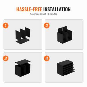 Organizador de literatura de madera DB de 12 compartimentos, clasificador de archivos de escritorio con estantes extraíbles, ranura para buzón para uso en el hogar y la Oficina - Product Image 6