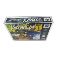 Boîte de jeu Nintendo SNES / N64 personnalisée, étui de protection d'affichage en acrylique de qualité supérieure