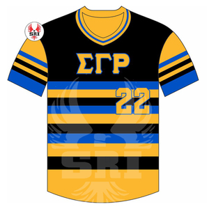 เสื้อกีฬาเบสบอลปักลายสำหรับสตรี Sigma แกมมา Rho sorority - Product Image 1
