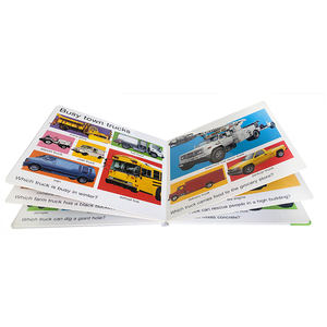 PRIDDY Version anglaise Child-Safe My Big Truck Book Science Cognitive Carton Lecture <span class=keywords><strong>Livre</strong></span> d'images pour les enfants - Product Image 4