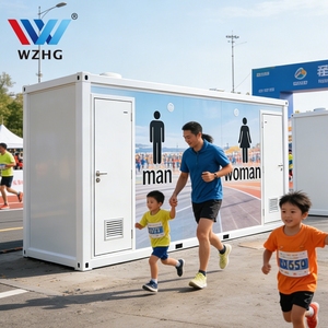 Bagno Portatile, Unità Sanitaria Mobile, Toilette Prefabbricata per Uso Pubblico Esterno - Product Image 2