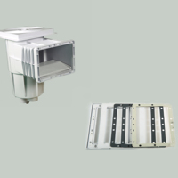 Écumeur à large ouverture MICPOOL pour piscine, fabriqué en Chine, accessoires en PVC et PC/ABS, installation facile pour la circulation de l'eau des piscines enterrées