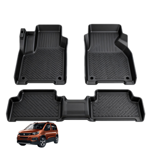 Tappetini Auto 3D in TPE per Tutte le Stagioni, Vasca Profonda per Peugeot Rifter / Partner / <span class=keywords><strong>Toyota</strong></span> <span class=keywords><strong>Proace</strong></span> City 2019-2024 - Product Image 1