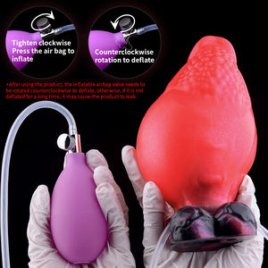 NNSX 5 Zoll Fantasy Anal Plug Einstellbarer Durchmesser Butt Plug mit Spritz stimulation Anal Dildo für Männer Frauen Sexspielzeug - Product Image 4