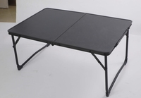 Table basse pliante compacte et légère en aluminium avec logo personnalisé, idéale pour le camping