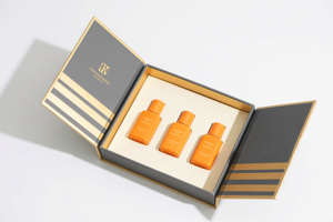 Thiết Kế Sang Trọng Đôi Mở Hộp Quà Tặng Nước Hoa Mỹ Phẩm Thiết Lập Bao Bì Với Từ Đóng Cửa Biểu Tượng Tùy Chỉnh Quà Tặng Bao Bì Hộp - Product Image 4