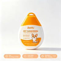Crème Protectrice Cutanée pour Animaux de Compagnie en Marque Blanche, Formule Solaire Douce et Non Irritante pour Chiens et Chats, Utilisation Quotidienne en Extérieur
