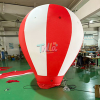 Grand ballon à air chaud gonflable en PVC flottant dans le ciel pour le tourisme d'aventure