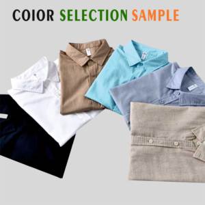 <span class=keywords><strong>Camicia</strong></span> da <span class=keywords><strong>Uomo</strong></span> di Alta Qualità in <span class=keywords><strong>Lino</strong></span> e Cotone, Antirughe, Manica Corta, Colletto Classico, Chiusura con Bottone Singolo, Traspirante - Product Image 2