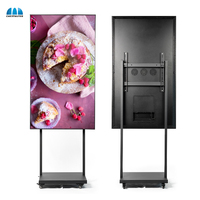 Vitrine intérieure de 32 pouces faisant face au moniteur LCD ascenseur commercial écran publicitaire affichage intelligent fenêtres signalisation numérique