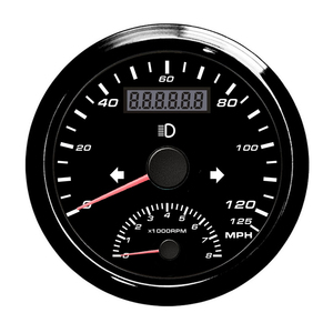 Gps área cego odômetro compensação motocicleta, gps velocímetro, ponteiro duplo para velocidade e eco - Product Image 1