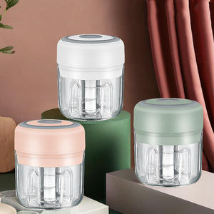 Chopper Bawang Putih Mini Elektrik 100ML USB, Chopper Makanan Mini, Pencacah Bawang Putih, Pencacah Sayuran, Grosir dan Dapat Disesuaikan - Product Image 4