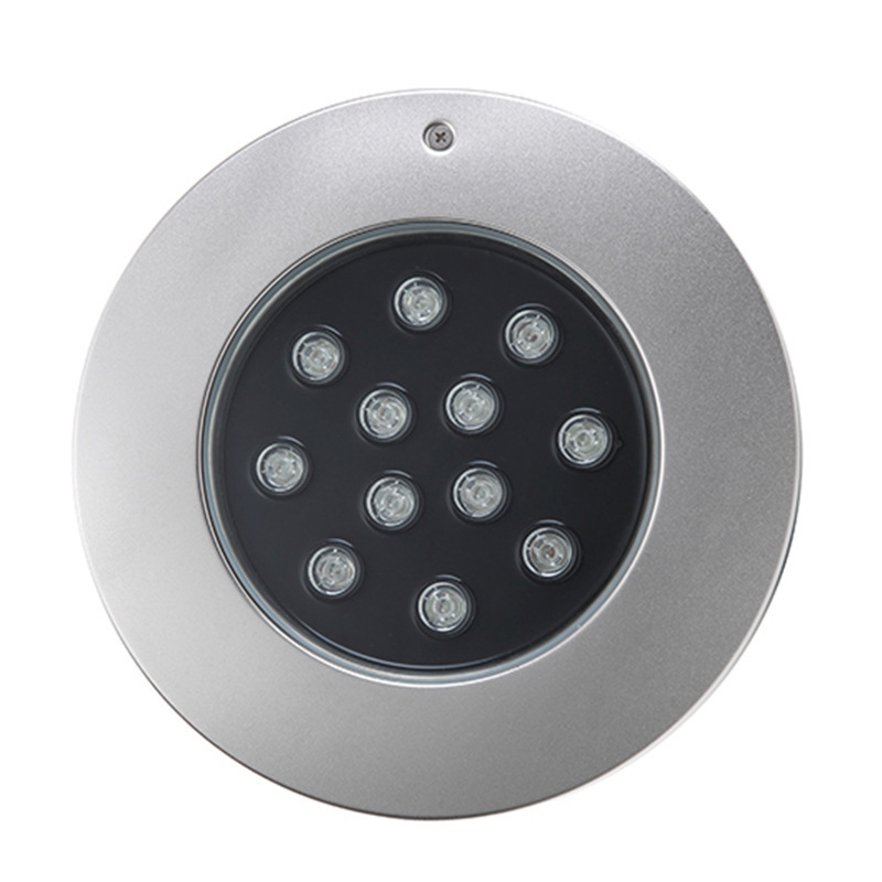 Colorful LED Underwater Pool Light Stylish Stainless Steel IP68 Waterproof Swimming Pool Lighting with 6W/12W Options QR270-S