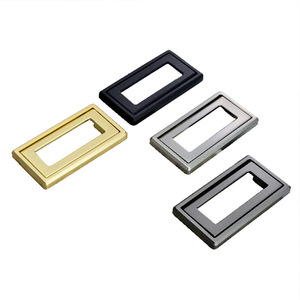 Cdoc Rectangle Furniture Handle Zinc Alloy Minimalist Wardrobe Cabinet Drawer Pull Easy Installation - Product Image 5