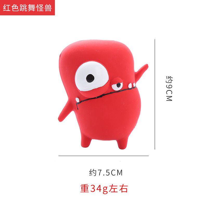 Red dancing monster