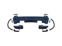 Kit de Carrocería para BMW X5 E70 2008-2013, Actualización a Kit de Carrocería X5M con Ensamblaje de Parachoques Trasero, Tubo de Escape y Kits Traseros