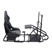 Support 9017 pour simulateur de course automobile avec communication filaire, support de siège de jeu et support de volant 1012F