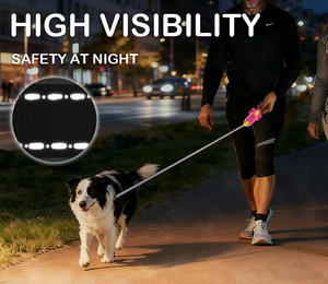 360 °   Laisse Rétractable Automatique Anti-Emmêlement à Un Bouton pour Chien, <span class=keywords><strong>Corde</strong></span> de Traction à Motif Imprimé en ABS pour Petits et Moyens Chiens - Product Image 3