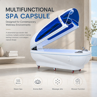 Capsule de Spa à Vapeur Humide Guangyang en Promotion, Cabine de Sauna à Vapeur, Baignoire à Bulles pour Hydro-Massage, Idéale pour Salons de Beauté et Centres de Spa