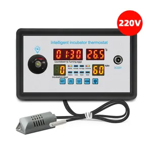 Цифровой терморегулятор ZFX W9002, термометр, гигрометр, датчик влажности и температуры