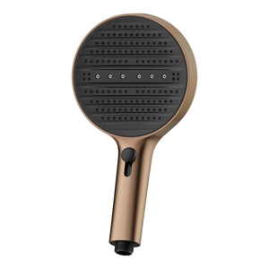 Pommeau de douche de luxe portable au design élégant pour spa, avec jets de massage/pluie/débit, en boîte marron avec logo de marque, pour usine B2B - Product Image 5