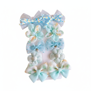 Accessori per bambini alla moda stile coreano Star tessuto con perline clip a scatto 5cm decorazione dei capelli vendita calda all'ingrosso per le ragazze - Product Image 2