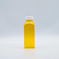 Nueva Botella Cuadrada de Plástico PET de 12oz con Tapa de Rosca para Almacenar Café Frío Casero, Smoothies y Leche