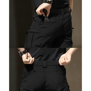 Pantalon tactique léger pour homme, résistant à l'eau, pantalon cargo de randonnée, plusieurs poches, tissu Oxford décontracté pour l'extérieur - Product Image 6