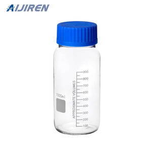 Aijiren commercio all'ingrosso laboratorio bocca larga bottiglia di vetro reagente chimico 1000ml 500ml 250ml Duran borosilicato 3.3 barattolo di vetro con tappo GL80 - Product Image 4