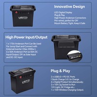Boîtier de stockage de batterie professionnel pour cellules LiFePo4, boîte de batterie portable, boîtier de batterie DIY avec module BMS avancé