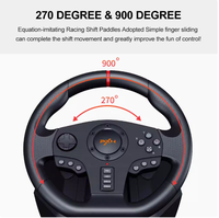 Volant de jeu PXN-V900 compatible avec PC/PS4/XBOXONE/SWITCH Volant de course de jeu à 900 degrés