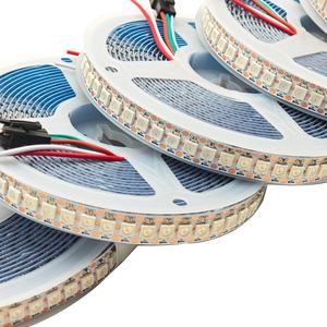 แถบไฟ LED 144ดวง/M WS2812B พิกเซล WS2812 WS2812B DC5V 12มม. SMD5050แยกที่อยู่ได้ - Product Image 1