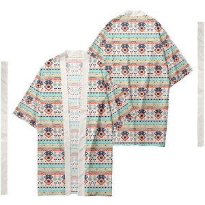<span class=keywords><strong>Kimono</strong></span> long <span class=keywords><strong>japonais</strong></span> pour hommes, cardigan, costume de samouraï, chemise <span class=keywords><strong>kimono</strong></span> bohème, veste Yukata 6 - Product Image 1