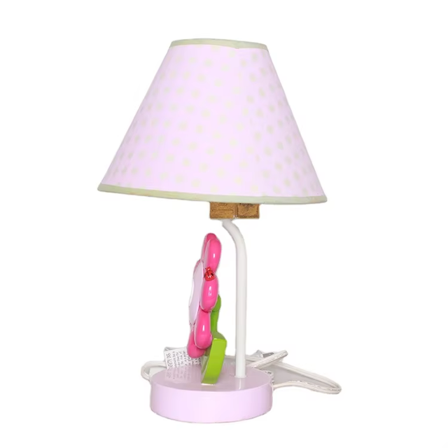 Modern Traditional Style LED Resin Flower Table Lamp with Glass Dome Shade AC Power Supply for Living & Bedrooms