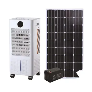 휴대용 12V 24V 태양열 냉각기 팬 냉장고 증발 에어컨 팬 aires acondicionados 에어컨 기후