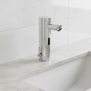 Robinet mitigeur de lavabo en laiton à commande automatique, monotrou, à poser sur comptoir, prix de gros - Product Image 3