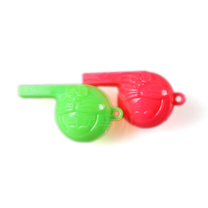 Made in China vendite calde a buon mercato campione gratuito promozionale di plastica trasparente di sopravvivenza fischietto alla rinfusa per i bambini - Product Image 3