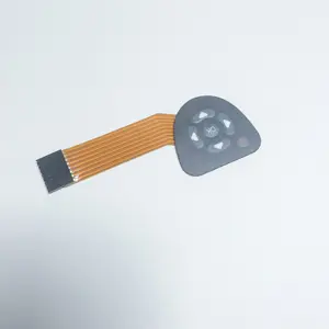 Özel PC PET düğme kabartmalı grafik değiştirme esnek sensör ile dokunmatik membran tuş takımı