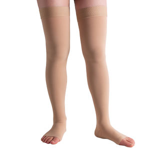 <span class=keywords><strong>Cuisse</strong></span> haute anti-dérapant personnalisé Nylon noir chaussettes 15-20mmhg 20-30mmhg femmes <span class=keywords><strong>mi</strong></span>-<span class=keywords><strong>cuisse</strong></span> haute Compression soutien médical <span class=keywords><strong>bas</strong></span> - Product Image 3