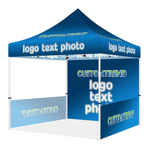 Высококачественный сверхмощный Водонепроницаемый Навес 10x10 10x15 10x20 палатки складные всплывающие палатки наружные печатные выставочные палатки - Product Image 5