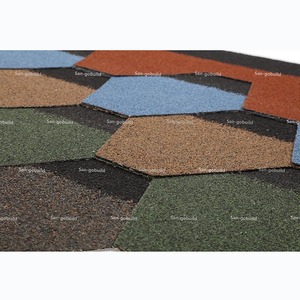 Kit de construction de bonne qualité, matériaux de ponçage américain en basalte, couleurs mélangées, pour toit de Villa, vente en gros, bon marché, - Product Image 5