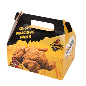 Tùy Chỉnh Giấy Chiên Gà Hộp Với Xử Lý Logo In Ấn Bao Bì Thực Phẩm Hộp Cho Takeaway Dùng Một Lần Không Thấm Mỡ Bao Bì Hộp - Product Image 3