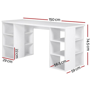 Đồ nội thất văn phòng giá rẻ bàn tiếp tân nhỏ bàn học bằng gỗ bàn thiết kế mới Bàn máy tính văn phòng ưa thích Bàn máy tính bằng gỗ - Product Image 3