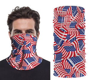 رخيصة الأمريكية طباعة قناع الساتان الفم اندانا هيرباند الرقبة Gaiter عقال أنبوبة رأسية عصابات للأطفال - Product Image 3