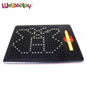 Wellbbplay Erasable Magpad Magnetic <strong>Drawing</strong> Board with Steel <strong>Balls</strong> Plastic Educational Block Set Construction &amp; DIY Toy - Product Image 6